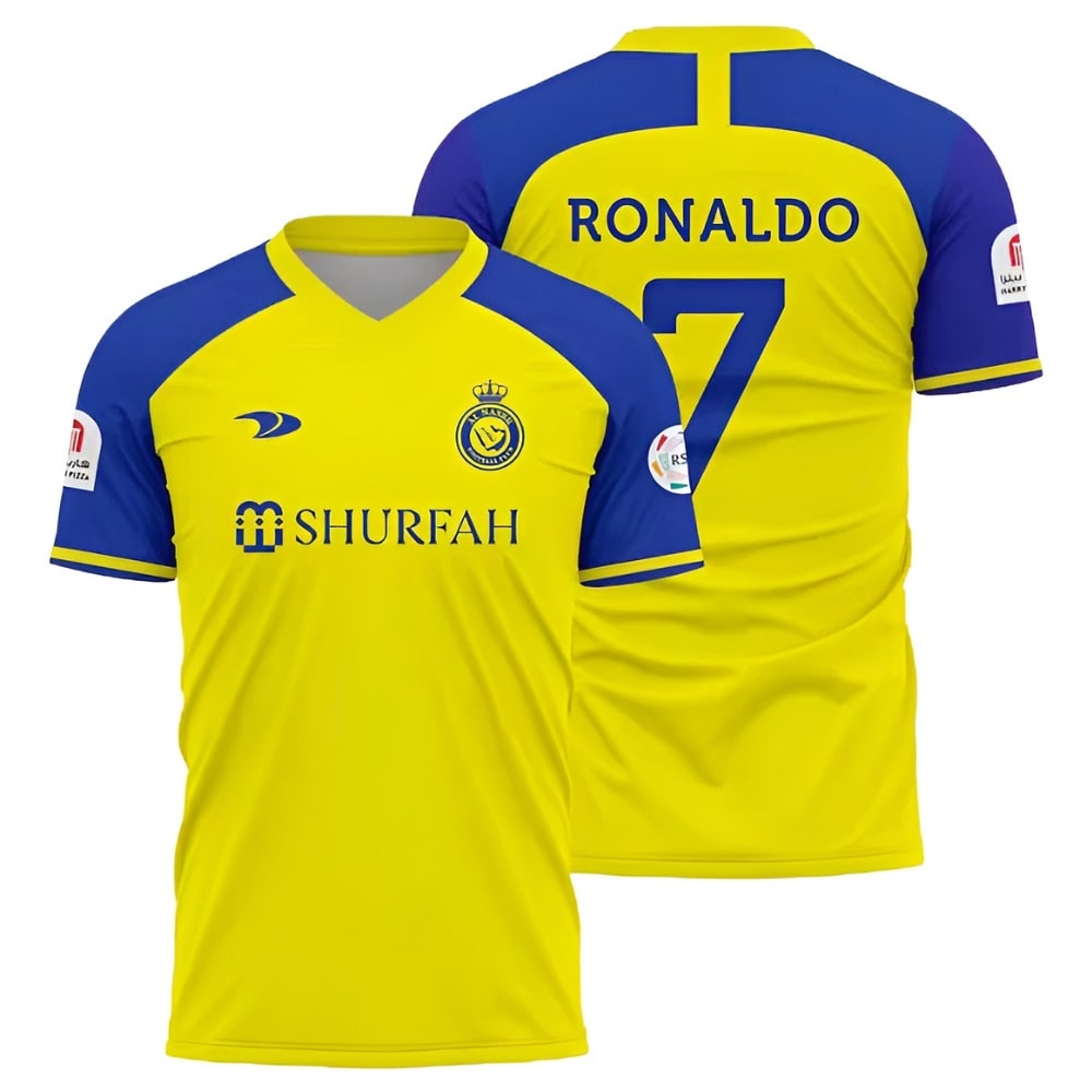 Maillot Al Nassr Cristiano Ronaldo Domicile 2022-2023
