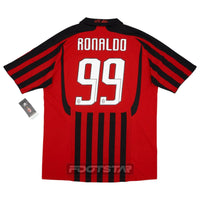 Maillot Vintage AC Milan 2007-2008 Ronaldo - Style Classique Avancé