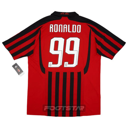 Maillot Vintage AC Milan 2007-2008 Ronaldo - Style Classique Avancé