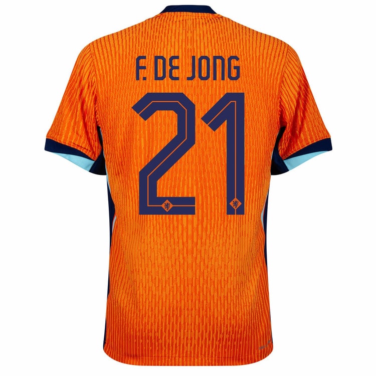Maillot de Football Domicile 2024 2025 Pays-Bas De Jong