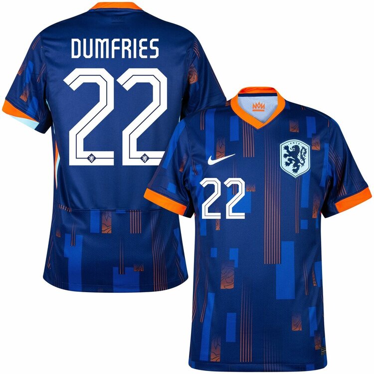Maillot Pays-Bas 2024 2025 Exterieur Dumfries - Confort Optimal