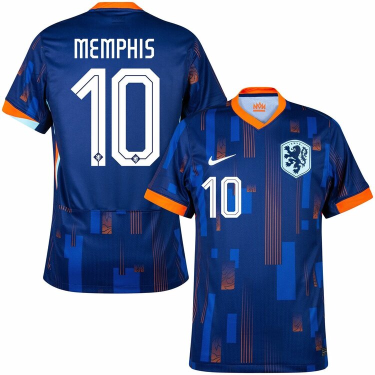 Maillot Football Extérieur Pays-Bas Euro 2024 - Memphis