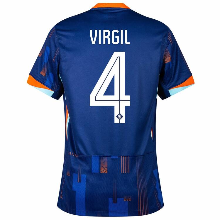 Maillot de Football Pays-Bas 2024-2025 Exterieur Virgil