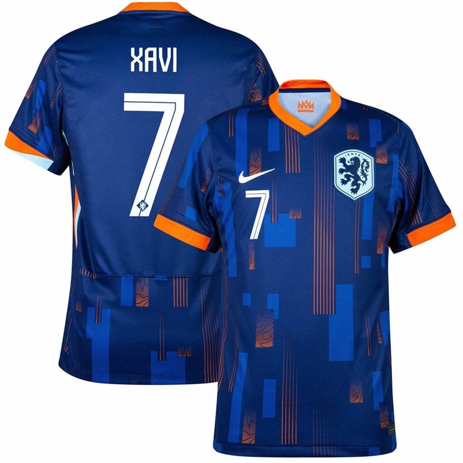 Maillot de Football Extérieur des Pays-Bas 2024-2025 Xavi
