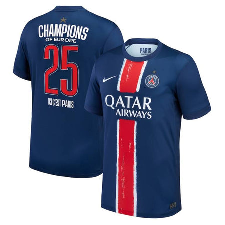 Maillot PSG Champions d'Europe 2025 - Tissu Confortable et Durable